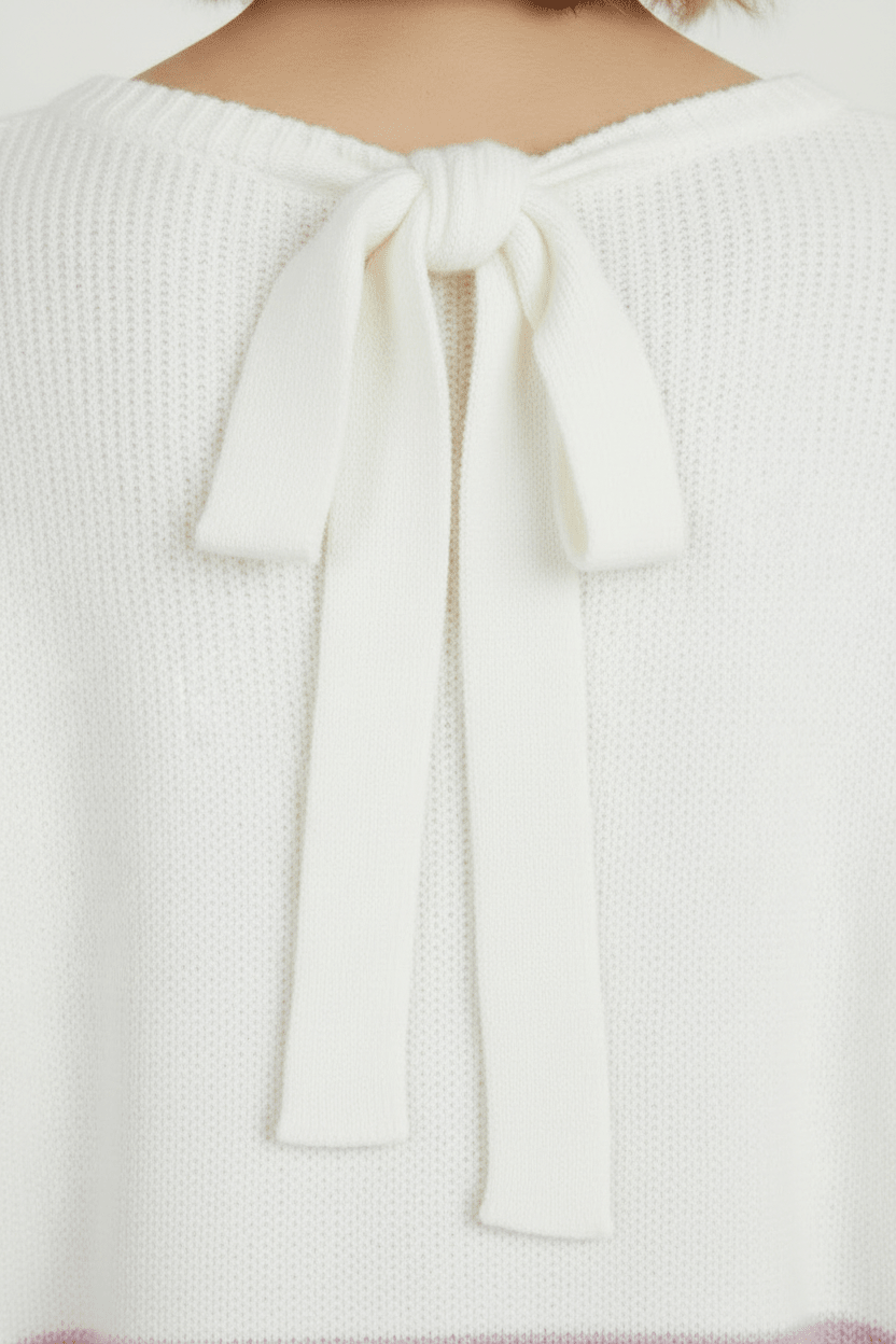 Back bow knot detail