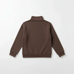 Double Sided German Fleece Coffee Thickened Sweater