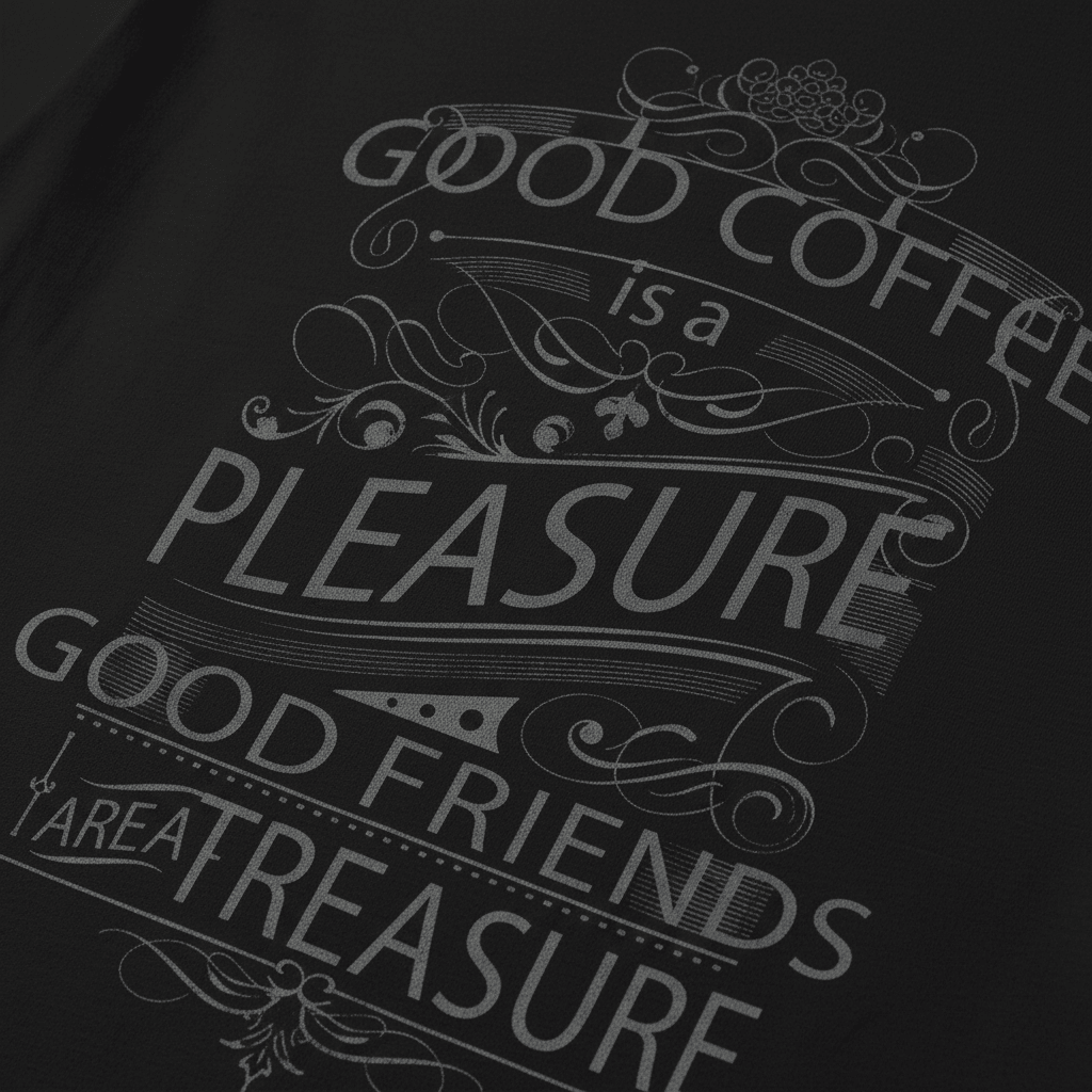 Back Print Close-up