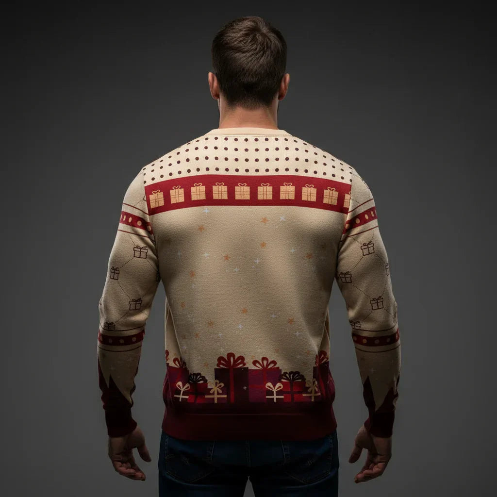 Back - Standing straight, moody background