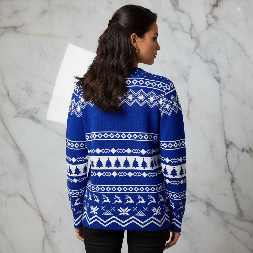 Back view alternate angle on marble background