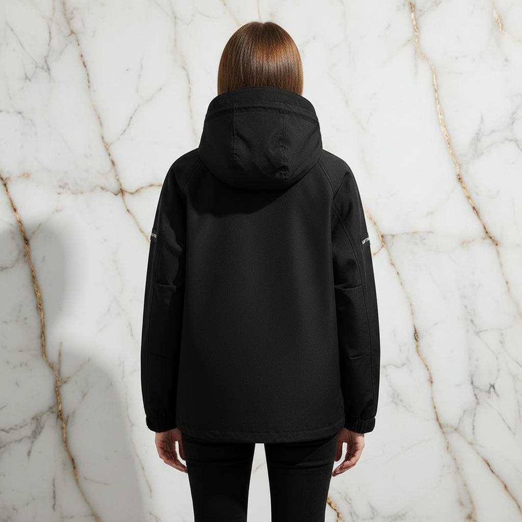 Back view, arms at sides