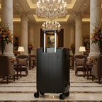 Back view - Five-star hotel lobby