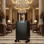 Back view - Five-star hotel lobby