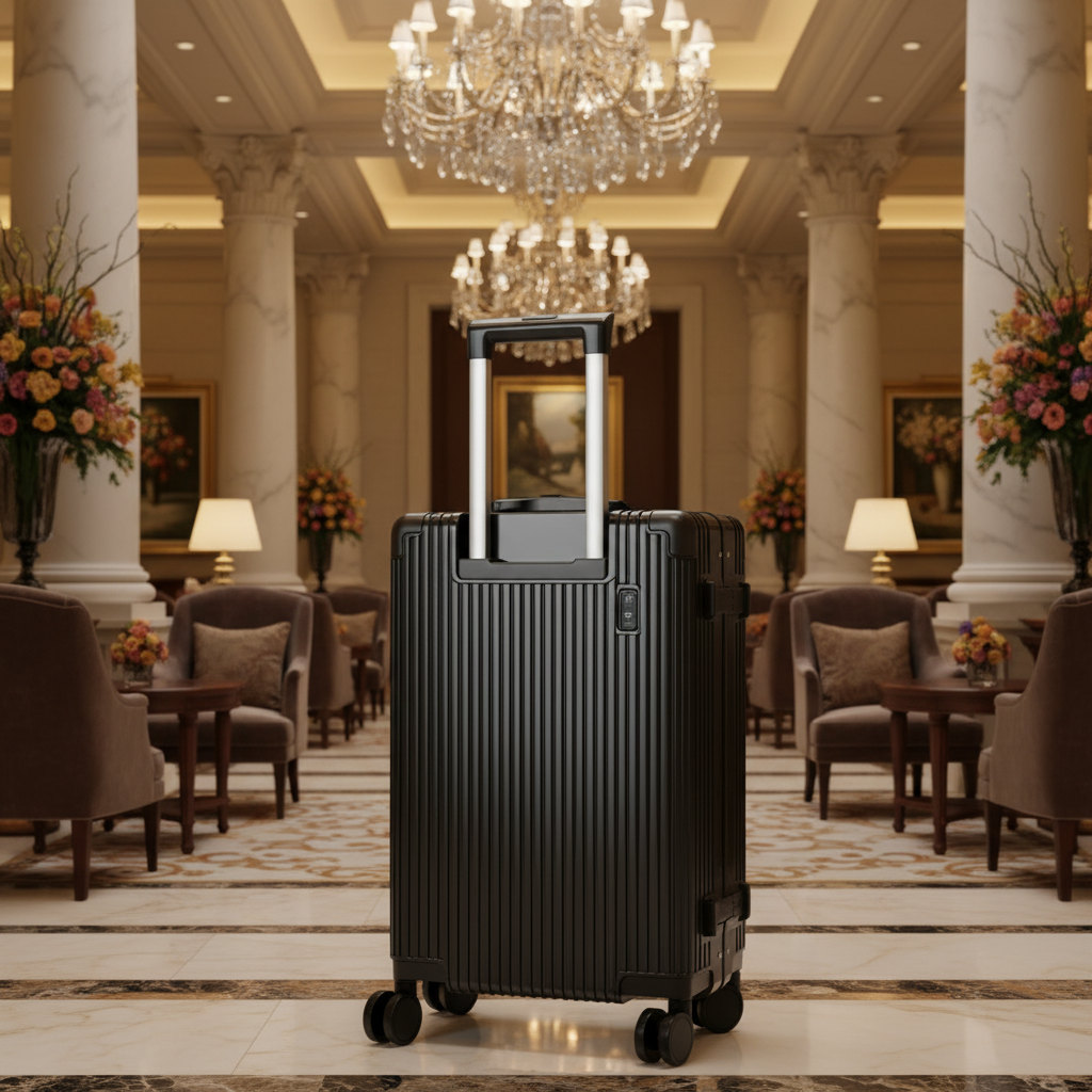 Back view - Five-star hotel lobby