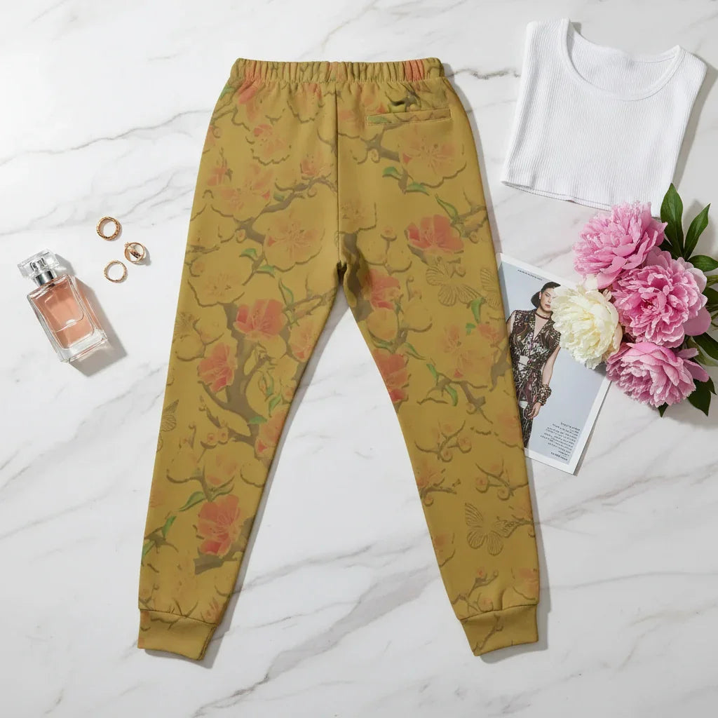 Back view flat lay