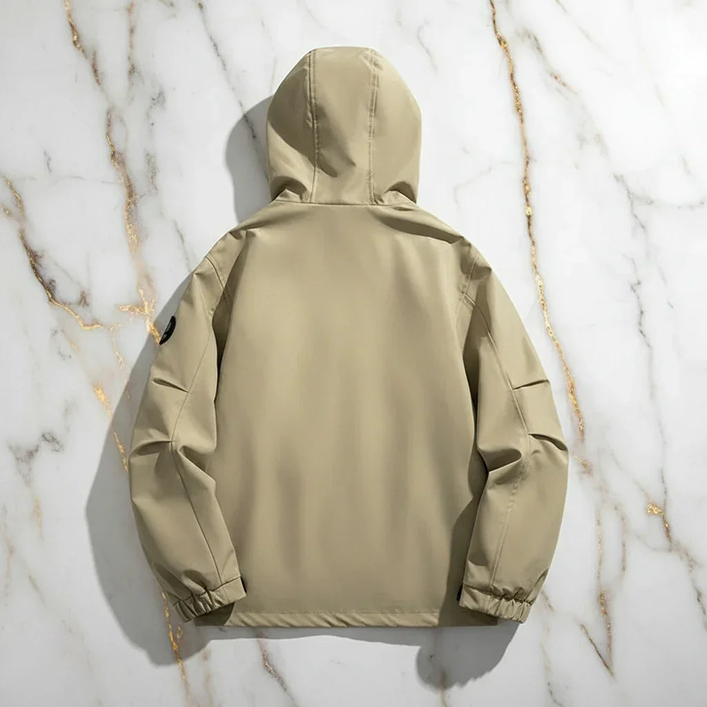 Back view flat lay