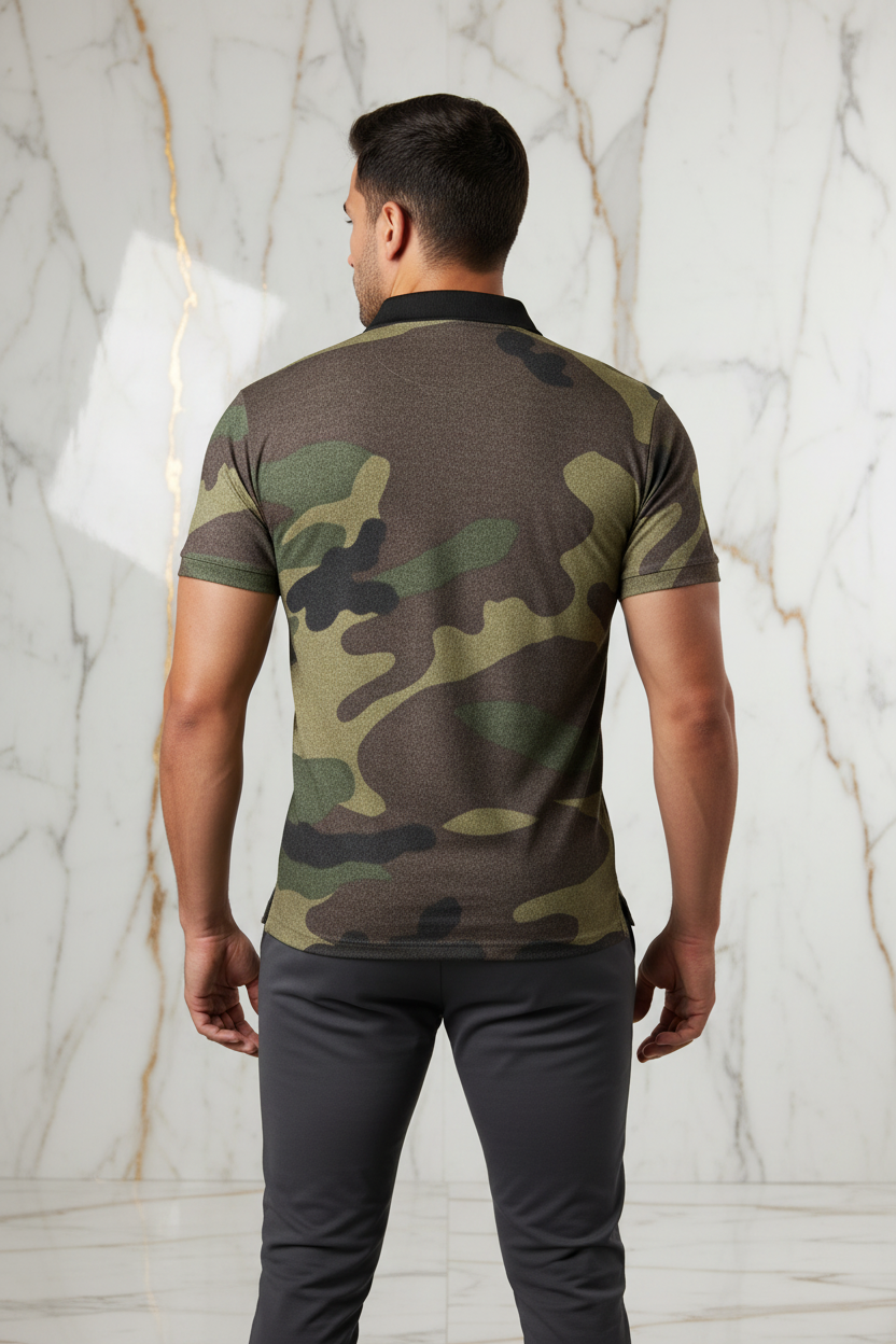 Back View - Full Camouflage Pattern