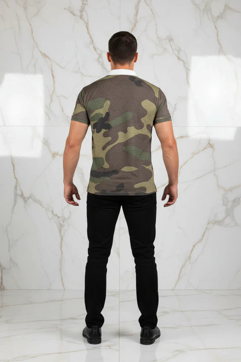 Back View - Full Camouflage Pattern