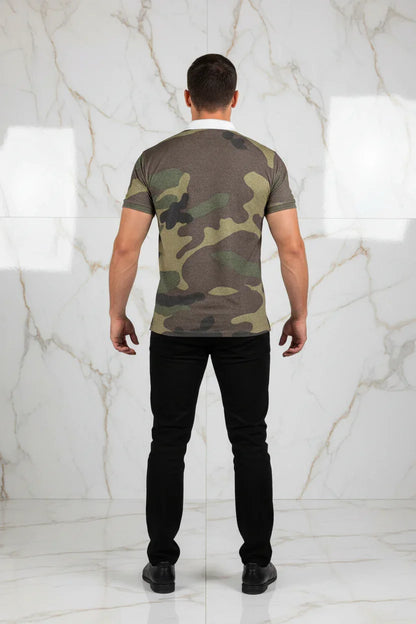 Back View - Full Camouflage Pattern