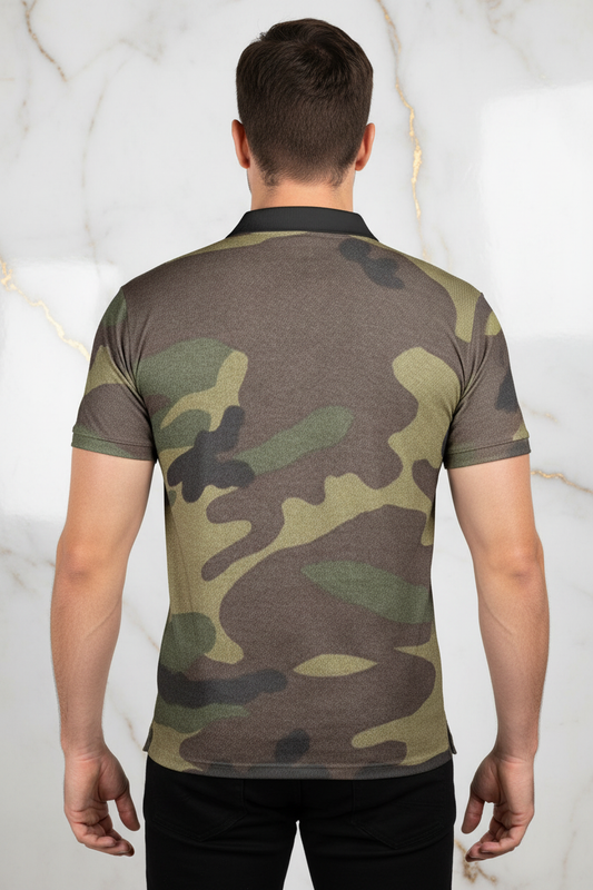 Back View - Full Camouflage Pattern