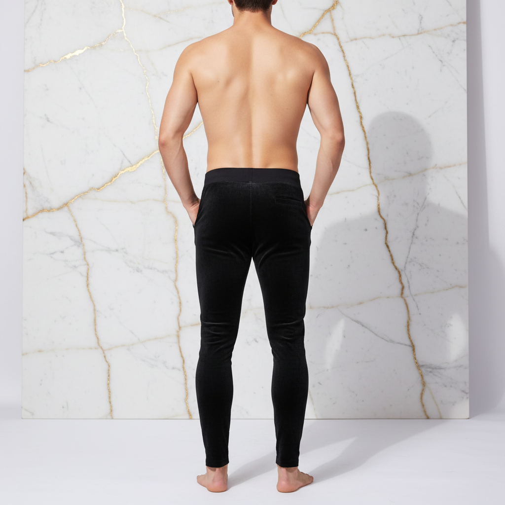 Back view - hands in pockets