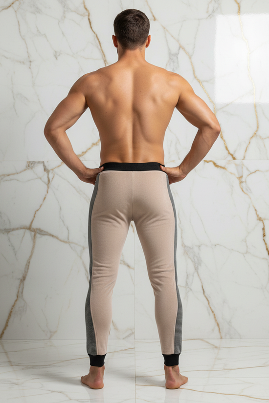 Back view hands on hips