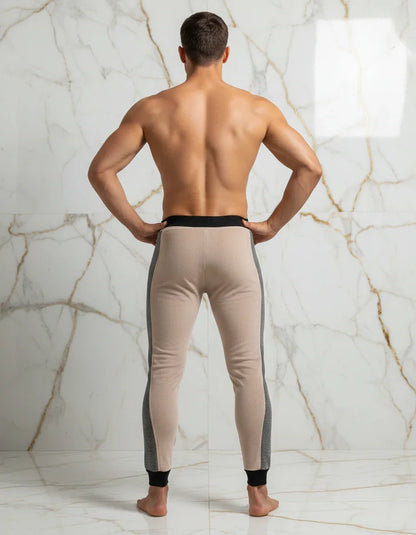 Back view hands on hips