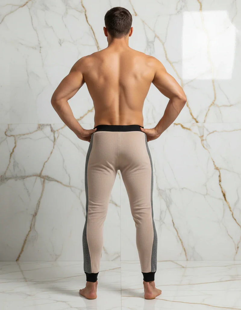 Back view hands on hips