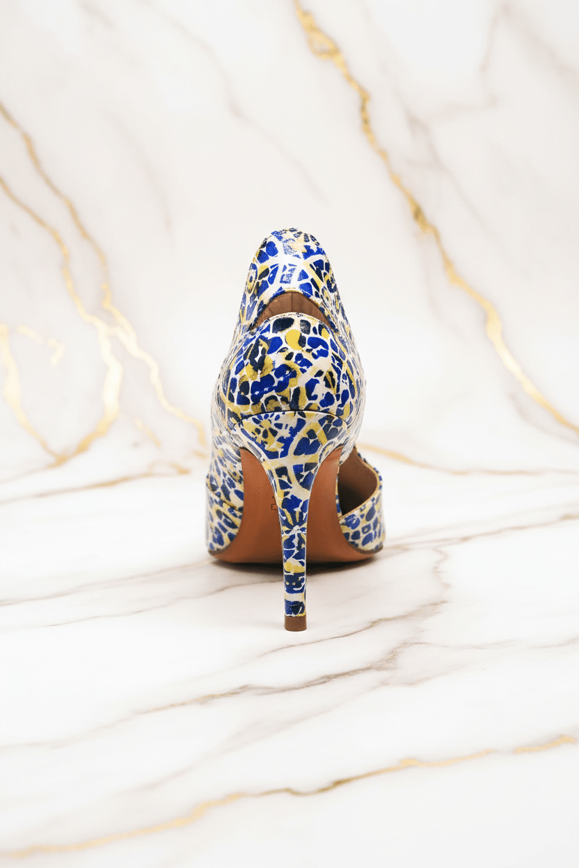 Back view luxury heel