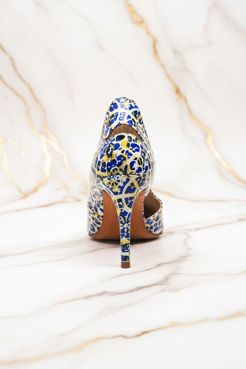 Back view luxury heel