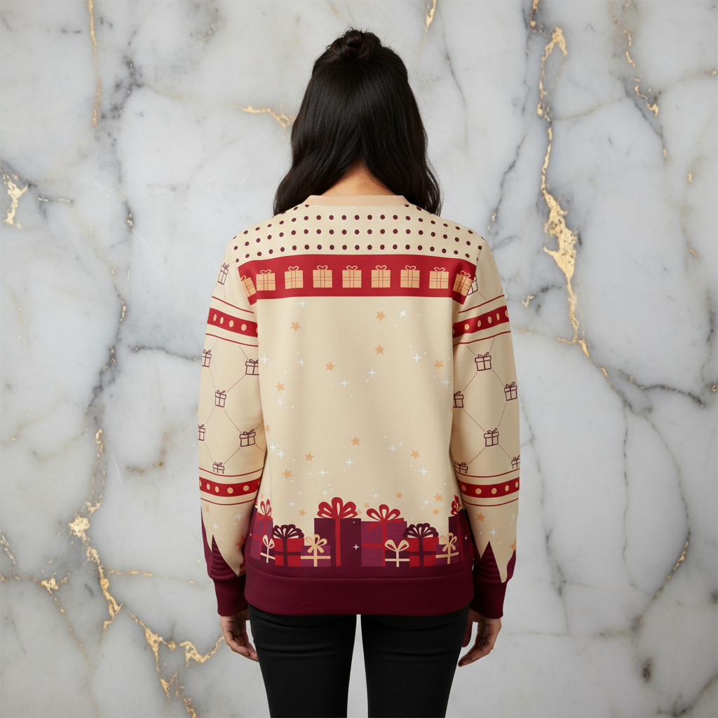Back view - Marble background