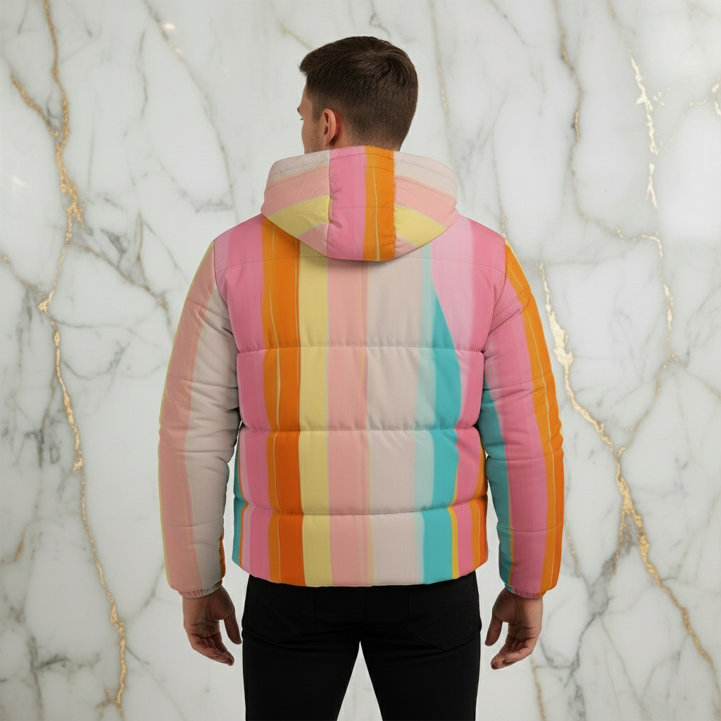 Back view masculine pose