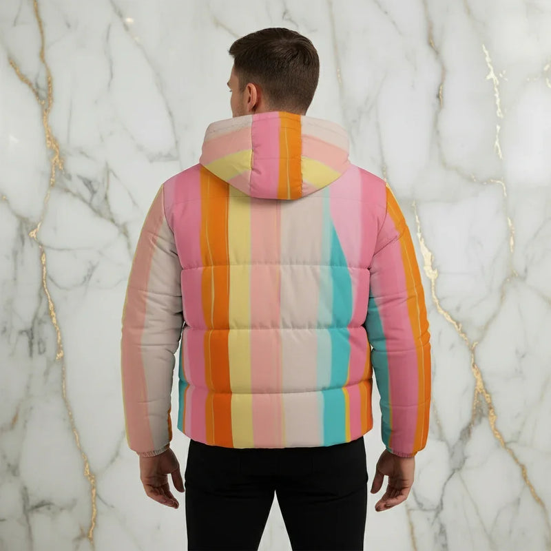 Back view masculine pose