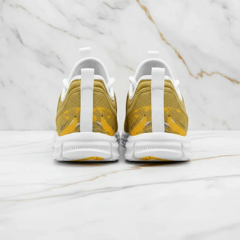 Back view on marble background