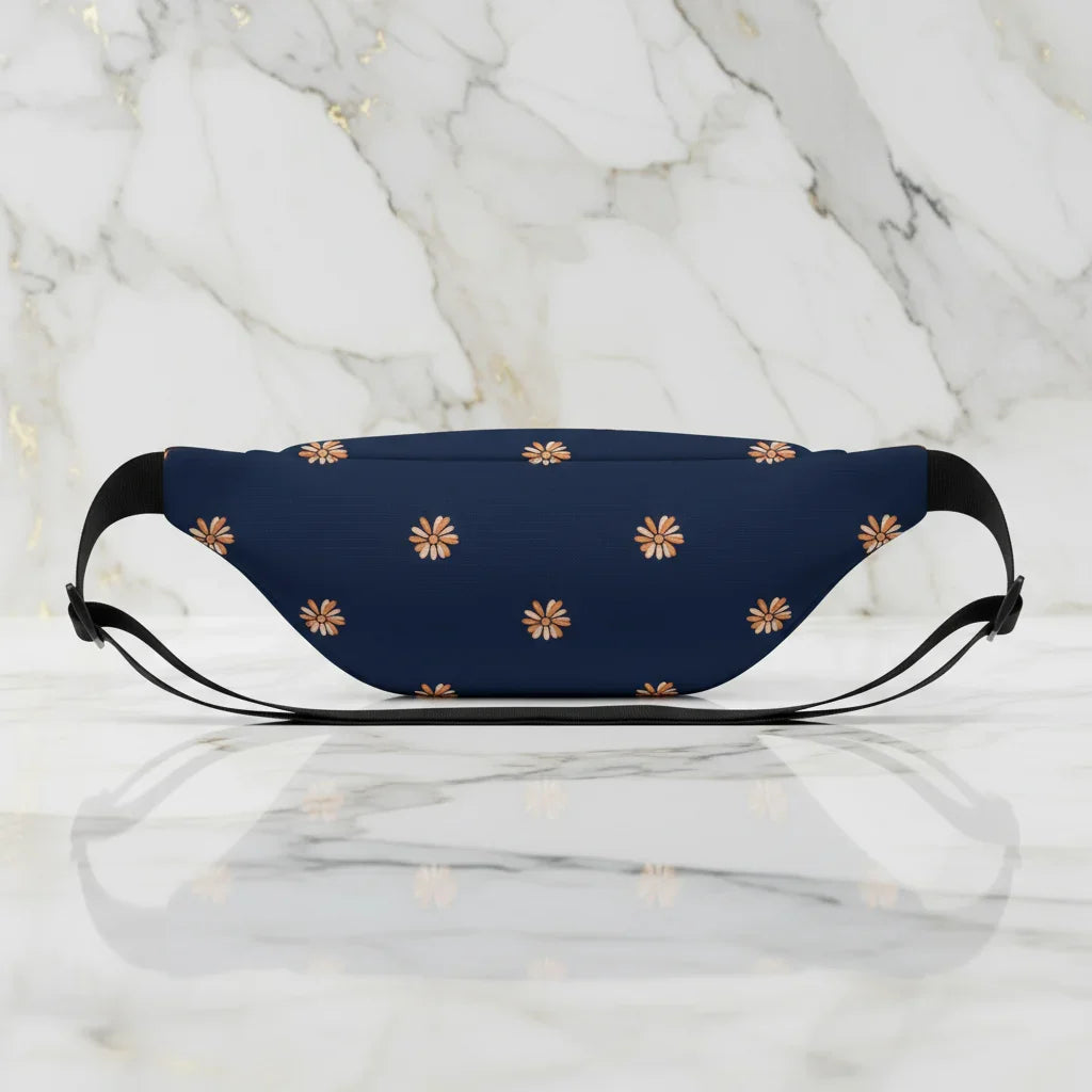 Back view on marble
