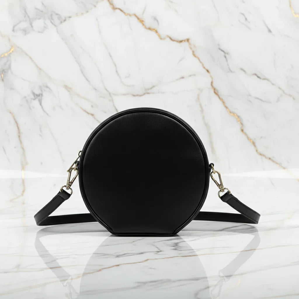 Back view on marble