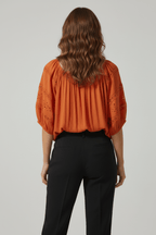 Back View Orange Black