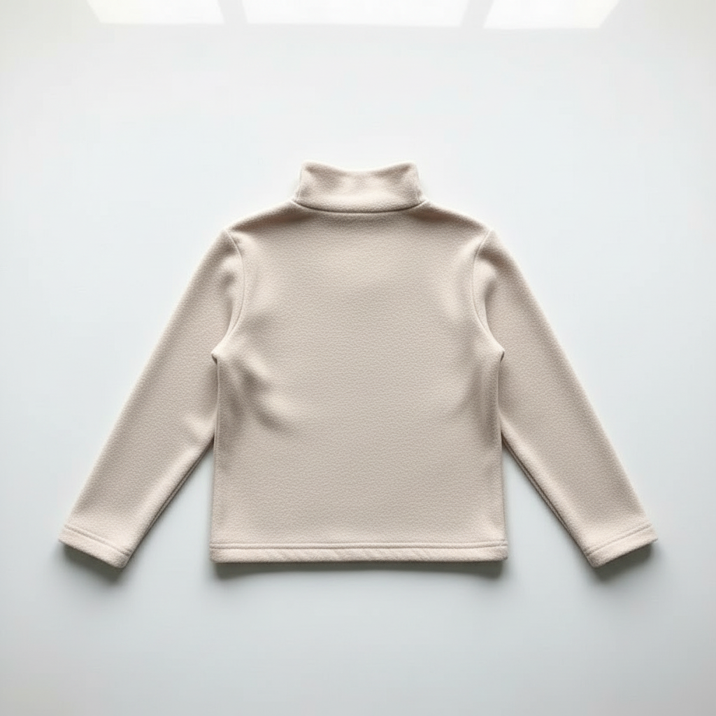 Back view showing completely plain back