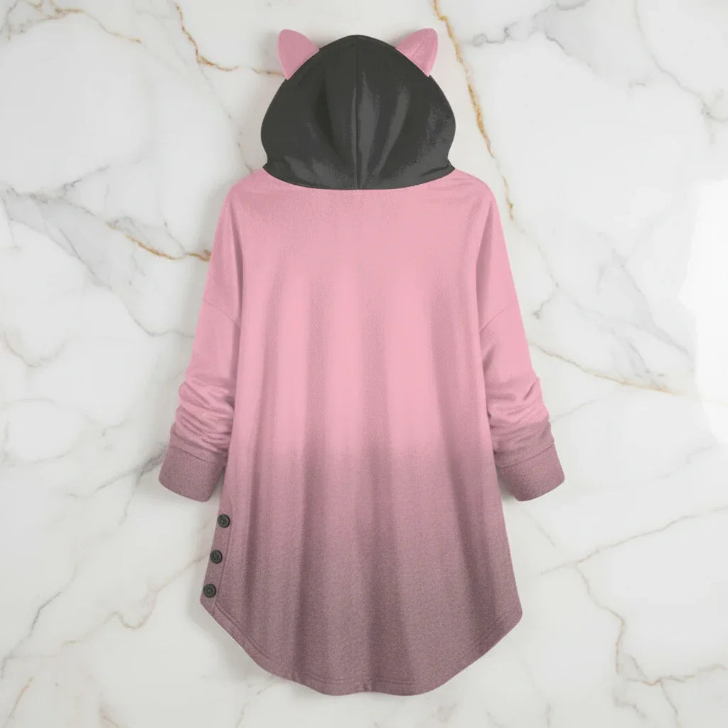 Back view showing gradient and buttons