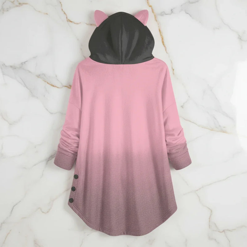 Back view showing gradient and buttons