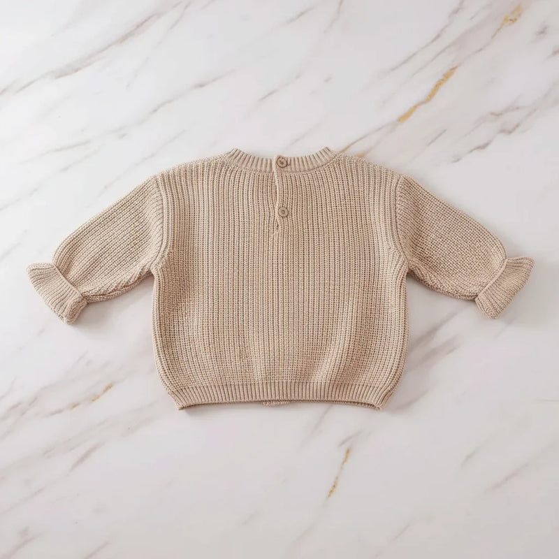 Back view showing knit texture