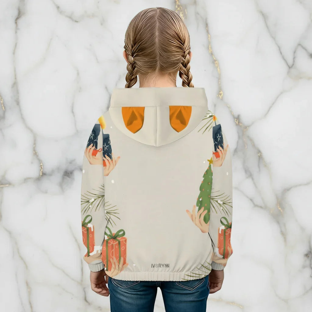 Back view showing Merry Christmas text