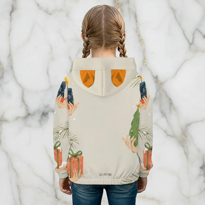 Back view showing Merry Christmas text