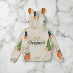 Back view showing Merry Christmas text