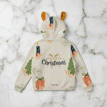 Back view showing Merry Christmas text