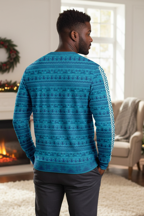 Back view showing pattern