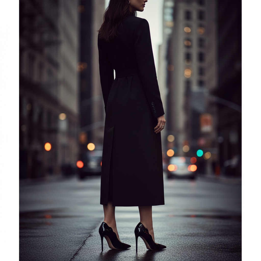 Back view silhouette