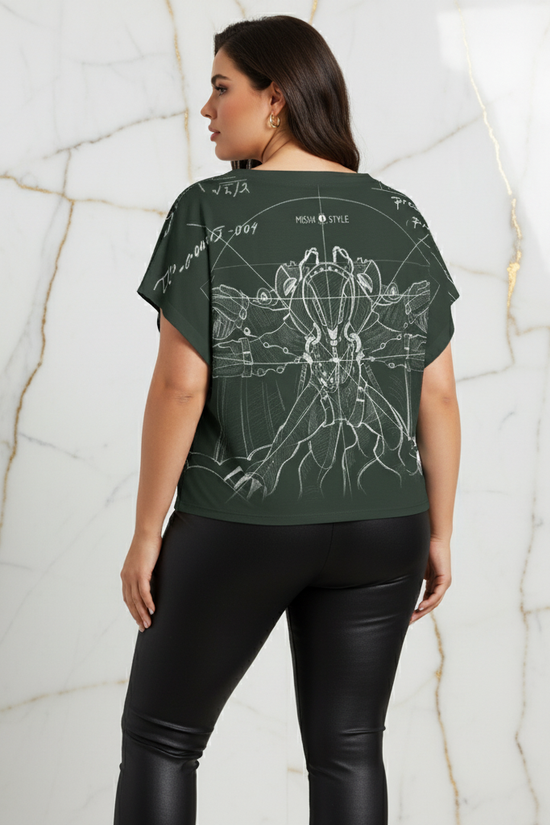 Back View with Black Leggings