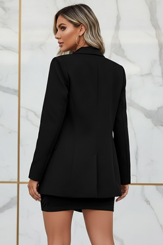 Back view with blazer