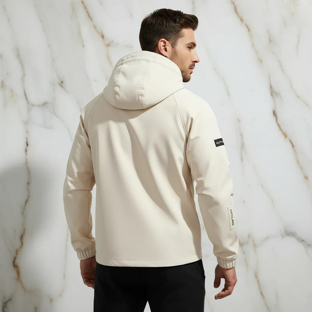 Back view with profile turn