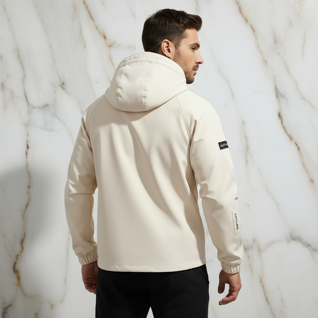 Back view with profile turn