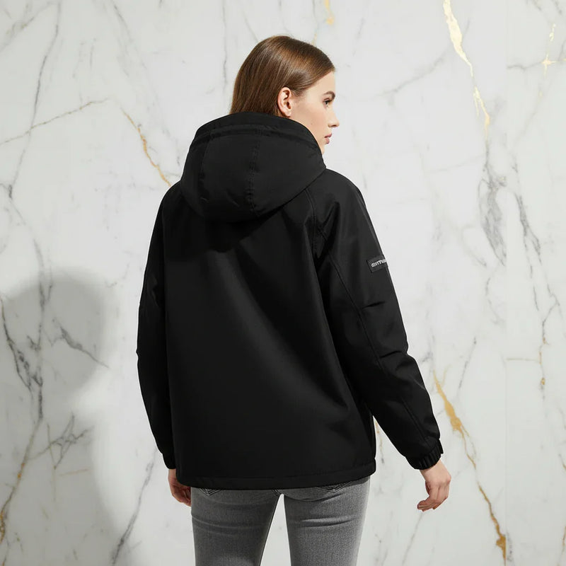 Back view with weight on one leg