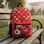Backpack Close-up - Park Bench