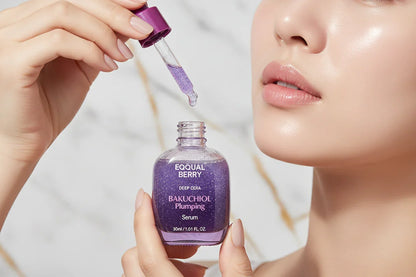 سيروم BAKUCHIOL - تطبيق على الخد