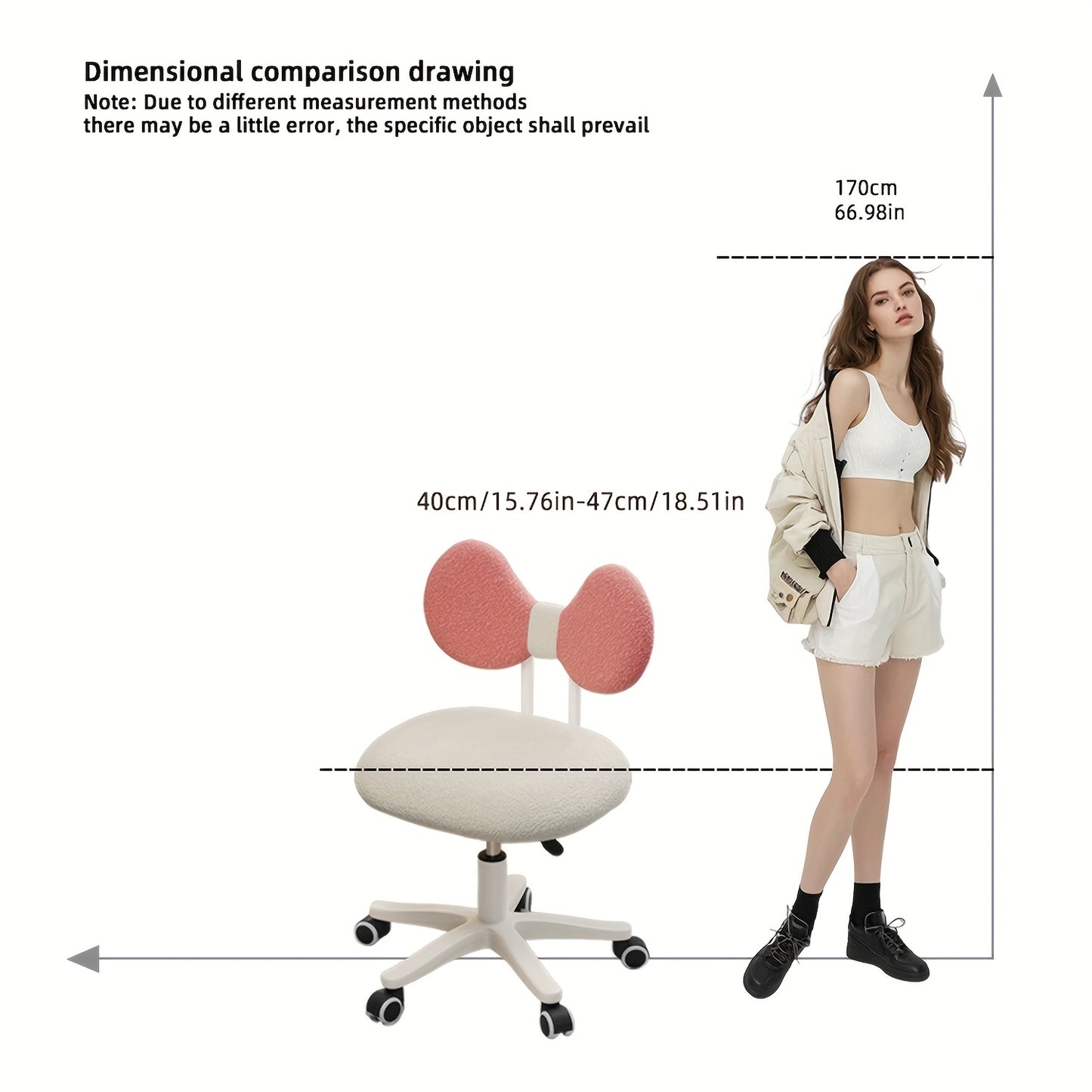 Rotating  Office Chair With Plush Cushion