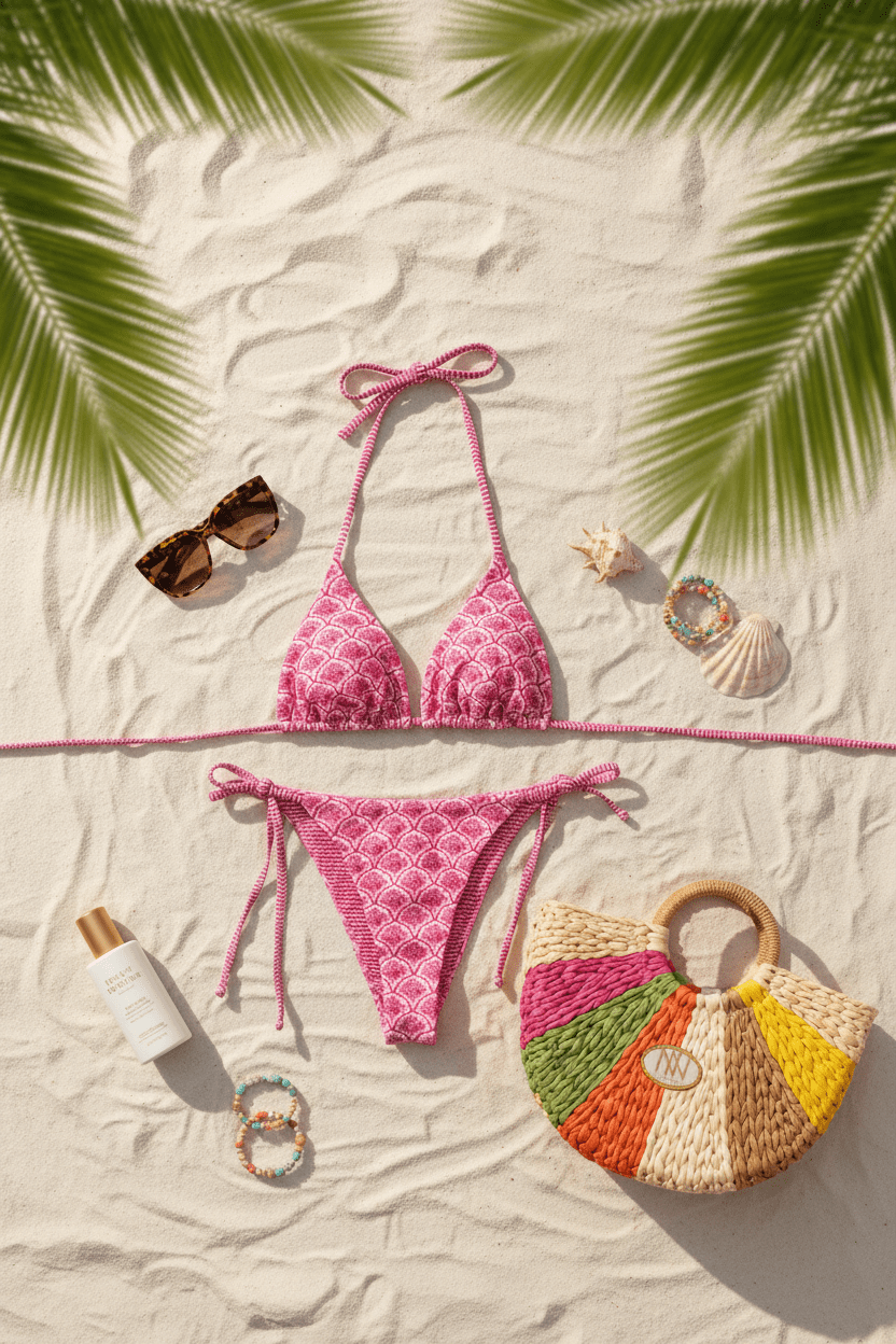 Beach Luxury Flat Lay