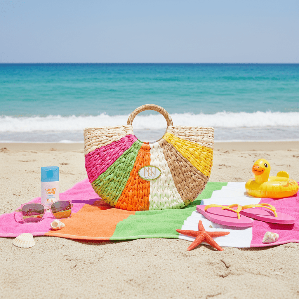 Beach with Swimming Accessories