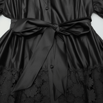 Belt & Buttons Black