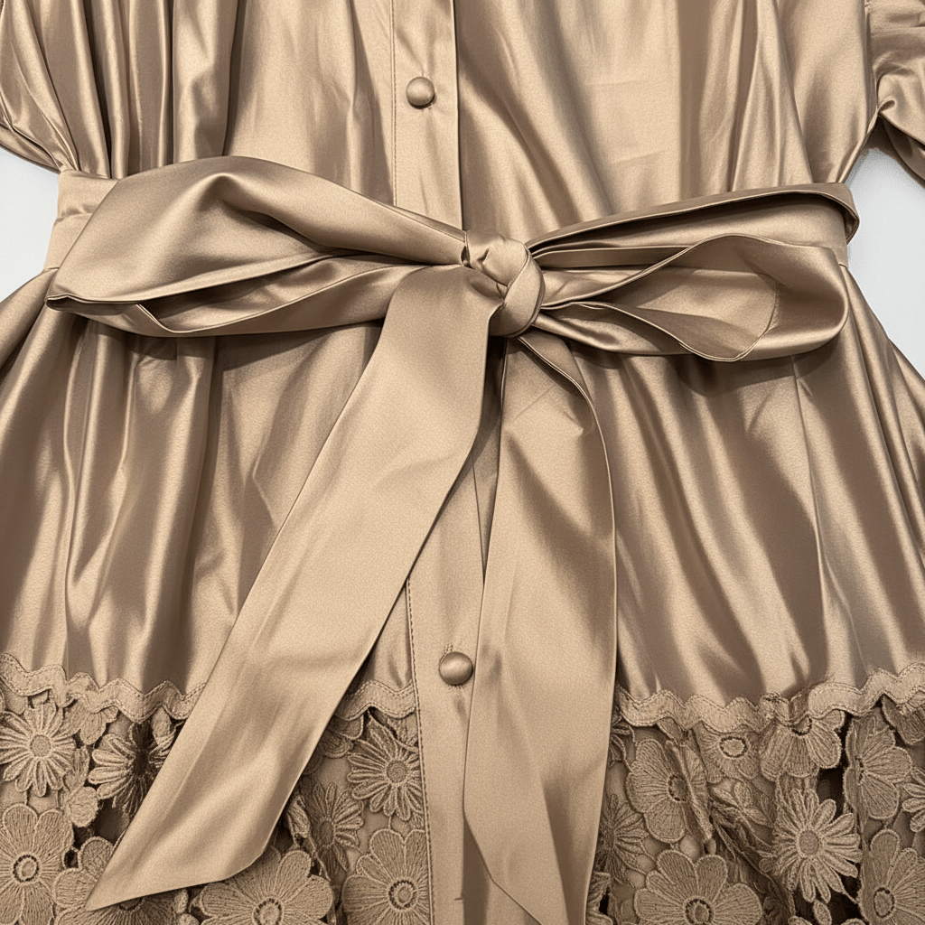 Belt & Buttons Detail